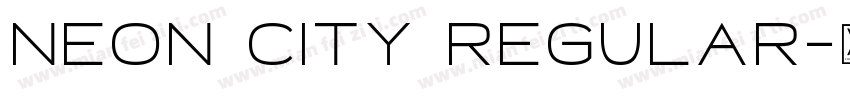 Neon City Regular字体转换